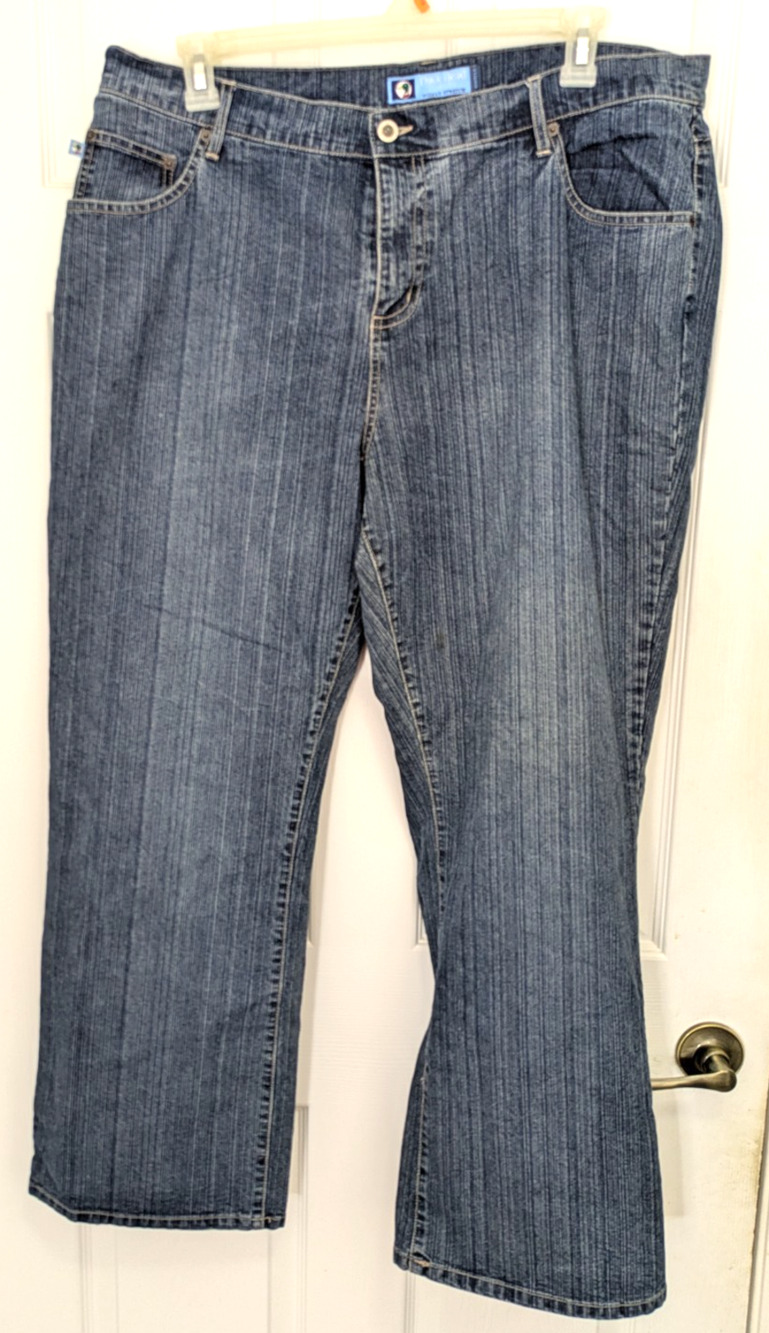 Duck Head Women's Stretch Jeans 22W Blue Denim 5 Pocket Cottagecore Festival